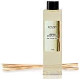 LOVSPA Hawaiian Sandalwood Diffuser Oil - Luxury Essential Oils for Diffuser Refill & Air Freshener Room Spray - Long-Lasting & Natural Home Fragrance, Scented Oil for Diffusers, USA Made, 4oz - Bloomnest