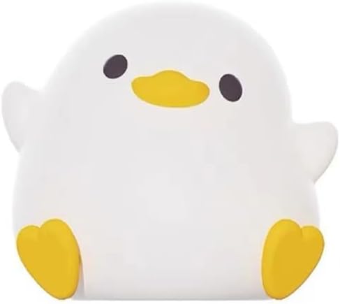 DoDo Duck Night Light, Cute Duck Lamp, Soft Silicone Dimmable Nursery Night Light, Touch Control & Rechargeable Night Lamp for Girls & Boys Bedroom, Living Room - Bloomnest