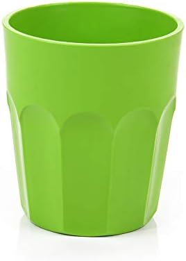 Mintra Home Unbreakable Drinking Cups and Tumblers 4PK - Shatterproof, BPA Free, Reusable, Party Cups, BBQ, Colorful Set, indoors and outdoors (Green, Small - 12oz) - Bloomnest