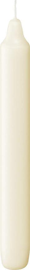 BOLSIUS Ivory Household Candles Bulk Pack 45 Count - Unscented Dripless 7 Inch Dinner Candlesticks - 6+ Hours Burn Time - Premium European Quality - Consistent Smokeless Flame - 100% Cotton Wick - Bloomnest