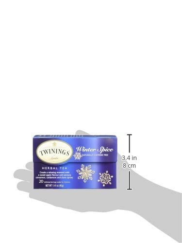 Twinings of London Winter Spice Herbal Tea Bags, 20 Count (Pack of 3) - Bloomnest
