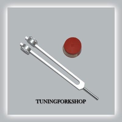 50 Hz Nerve Tuning Fork for Healing with Activator and Pouch TFS