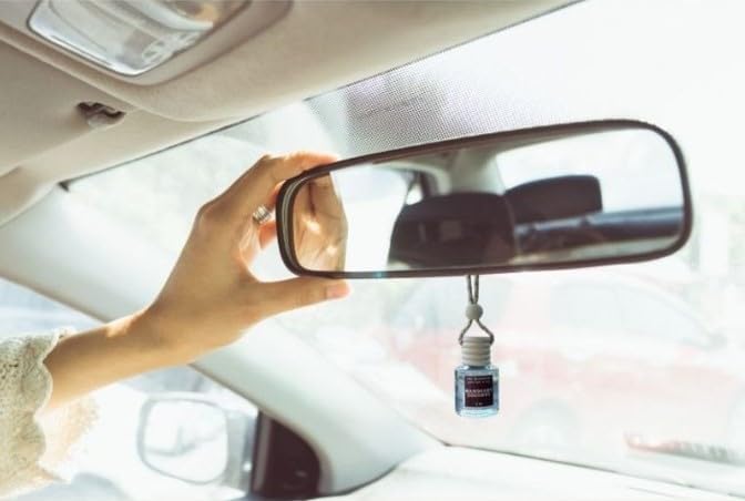 Car Air Freshener Hanging, Essential Oil Diffuser for Cars 1 OZ, Cute Car Accessories, C ar Air Freshener Refill, Long-Lasting Fragrance Refill, Car Diffuser Refill Made in USA | Ocean Breeze - Bloomnest