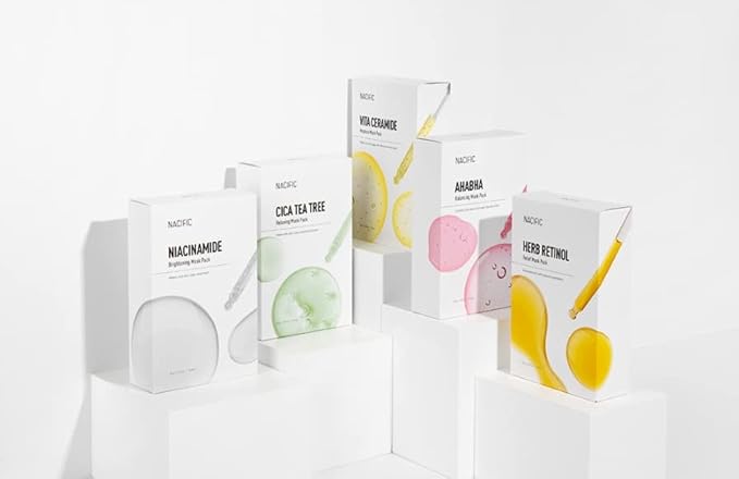 KOSBEAUTY NACIFIC Face Masks Skincare Korean β Premium 10-Sheet Variety Pack for Ultimate Skin Nourishment β Hyaluronic Acid, Ceramide & Vitamin-Infused for All Skin Types - Bloomnest