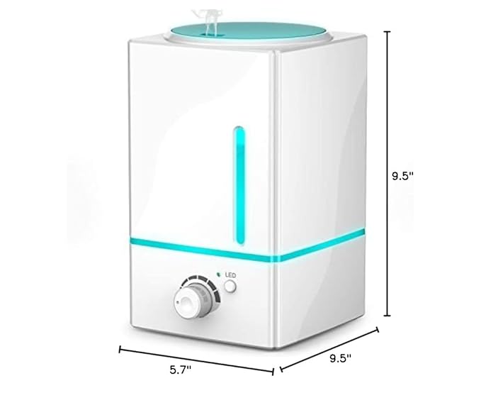 Exqline 1500ml Large Aroma Essential Oil Diffuser - Aromatherapy Humidifier for Large Room (White) - Bloomnest