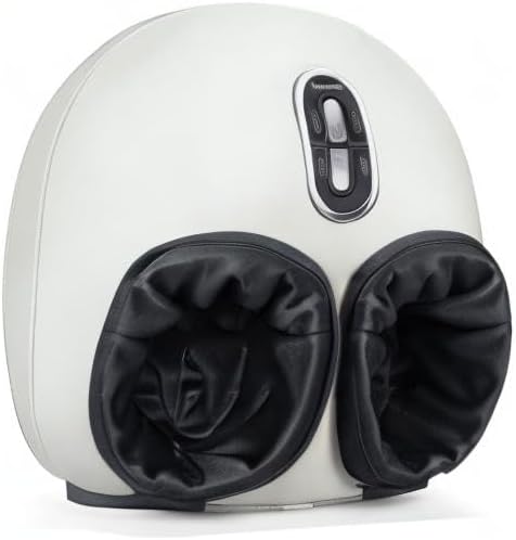 Nekteck Shiatsu Foot Massager Machine with Soothing Heat, FSA Eligible Air Compression Deep Kneading Therapy, HSA Massage Tools Improve Blood Circulation Foot Wellness, Fits Size Up to US 11