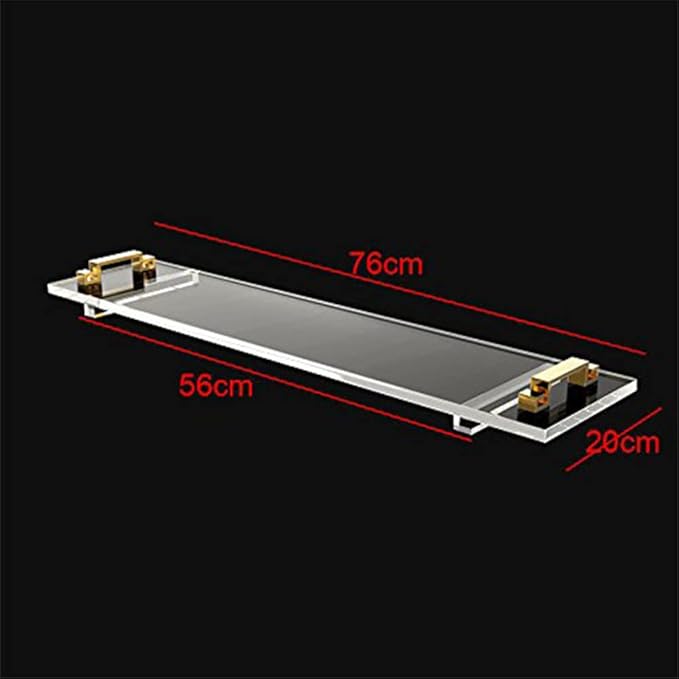 WANLIAN 33inch Luxury Bathtub Caddy Tray for Bathroom Bath tub Table Caddy Tray Shelf for Shower Storage Organizer tub Tray Accessories for Bath tub Table Caddy (Gold Handles) - Bloomnest