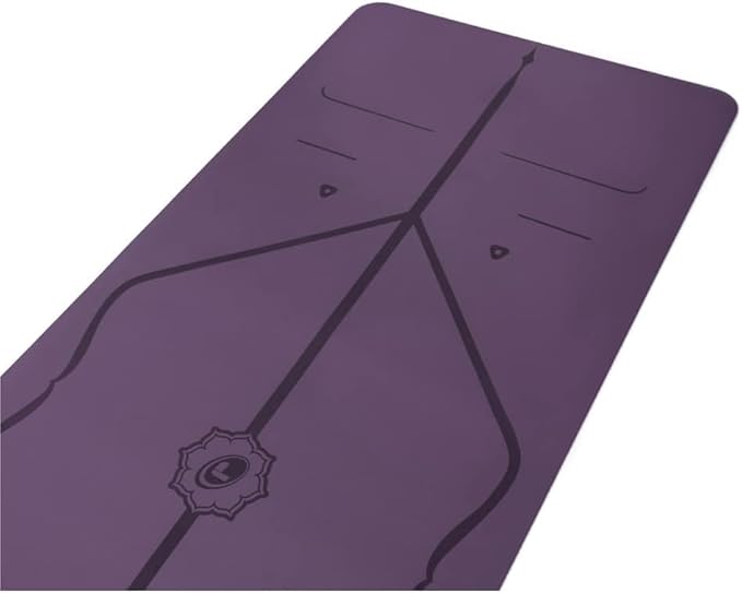 Liforme Travel Yoga mat – Patented Alignment System, Warrior-Like Grip, Non-Slip, Eco-Friendly, Ultra-Lightweight and Sweat Resistant, Made with Natural Rubber