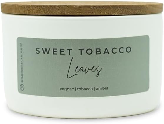 Milkhouse Candle Company, Statement Collection: Sweet Tobacco Leaves - Bloomnest