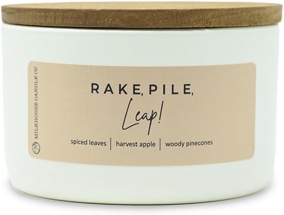 Milkhouse Candle Company, Statement Collection: Rake, Pile, Leap! - Bloomnest