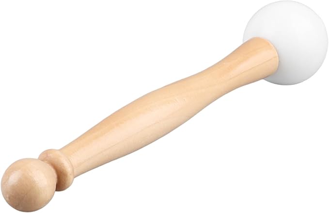 Tyenaza Crystal Bowl Mallet, Silicone Wood Singing Sound Striker Musical Instrument Yoga Accessories for Playing Crystal Singing Bowl Sound Meditation - Bloomnest
