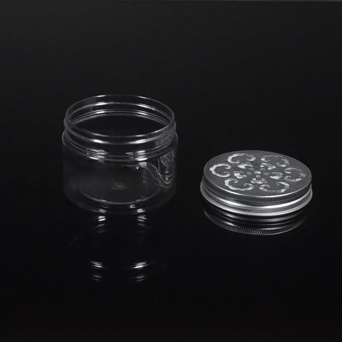12 pcs 3 Styles Air Freshener Solid Perfume Aroma Diffuser Empty Storage Containers with Hollow Lids 80ml 2.7 OZ Screw Lid Round Jars Sample for Aromatherapy (12) - Bloomnest