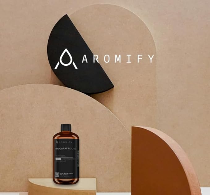 Diffuser Oil Inspired by Baccarat Rouge, 16.9 FL Oz, 500 mL, Luxury Hotel Scent for Home, Bathroom, Spa & Office, Essential Oil Blend for Aromatherapy, Amberwood & Cedar. - Bloomnest