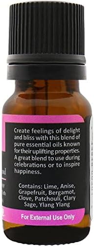 Plantlife Joy Aromatherapy Essential Oil Blend - Straight from The Plant 100% Pure Therapeutic Grade - No Additives or Fillers - Made in California 10 ml - Bloomnest