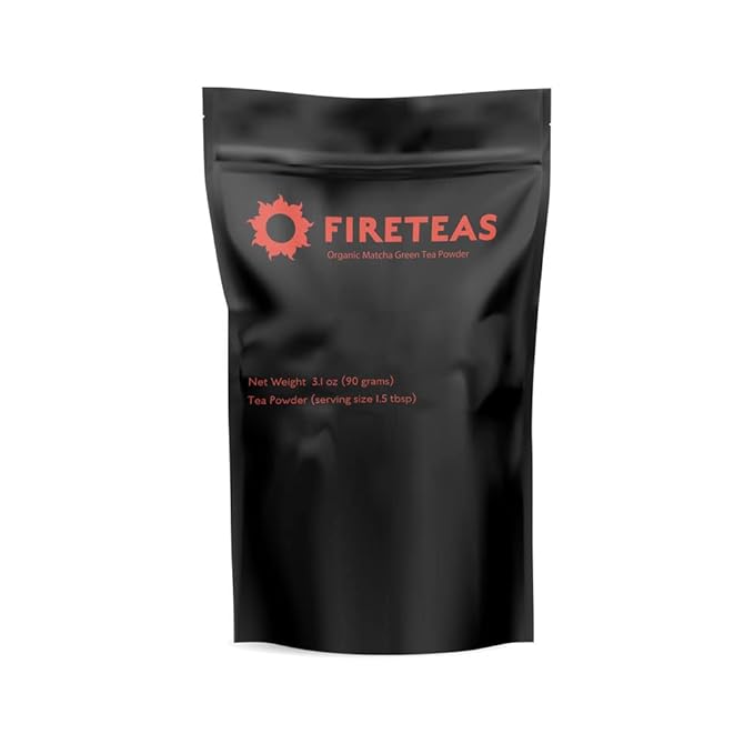 FIRE TEAS Matcha Green Tea Powder (90 Grams) - Superior Grade, Delicious, Healthy - Rich in Anti Oxidants - - Bloomnest
