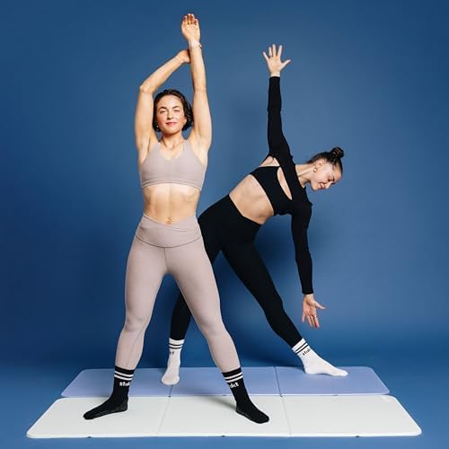Stakt The Original Foldable Yoga Mat, Premium Fitness & Multi-Purpose Workout Mat with Non-Slip Surface, Portable & Lightweight for Studio or Home Use, As Seen on Shark Tank