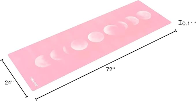 Yoga Mats By Yoga Zeal - Luxuriously Soft, Thick, Non-Slip, Hot Yoga Mat. Eco Printed. Designed to grip better with a sweaty yoga practice! - Bloomnest