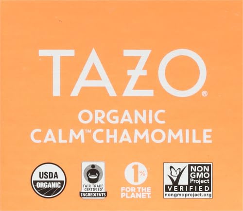 TAZO Calm Chamomile Herbal Tea Bags, Caffeine Free Blend, 16 Total Tea Bags - Bloomnest
