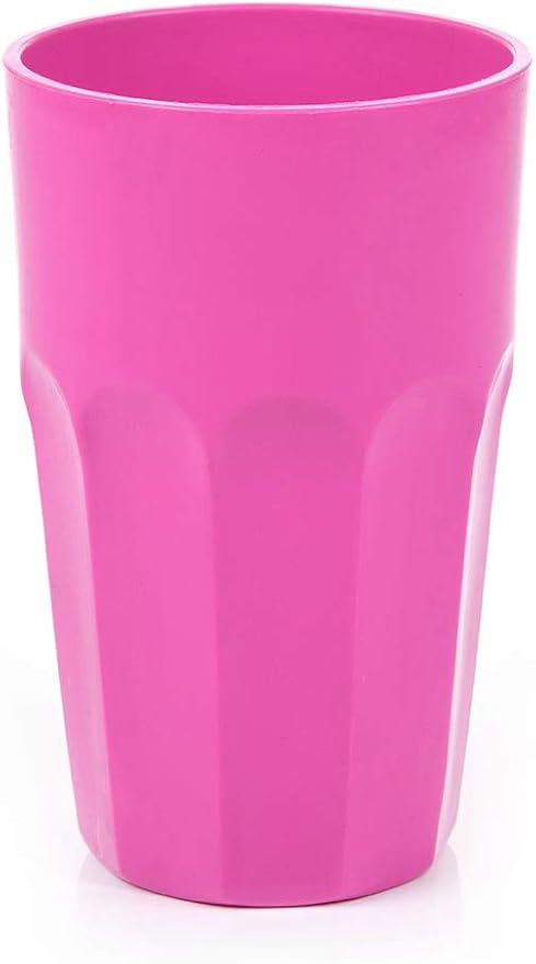 Mintra Home Unbreakable Drinking Cups and Tumblers 4PK - Shatterproof, BPA Free, Reusable, Party Cups, BBQ, Colorful Set, indoors and outdoors (Purple, Large - 15oz) - Bloomnest