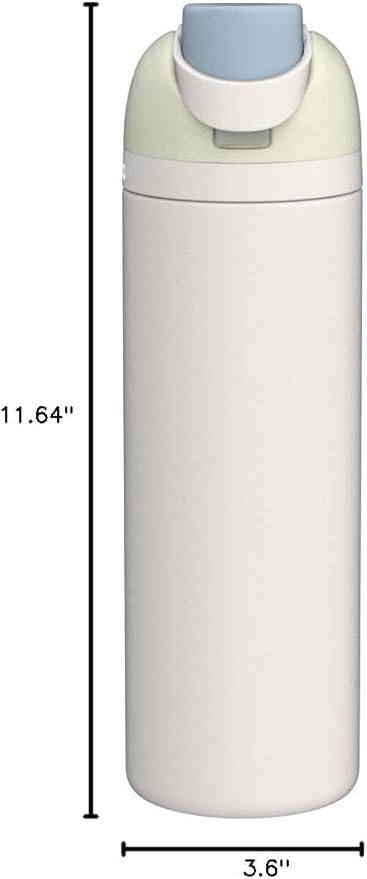 Owala FreeSip Insulated Stainless Steel Water Bottle with Straw for Sports, Travel, and School BPA-Free Sports Water Bottle, 40 oz, Iced Breeze Owala