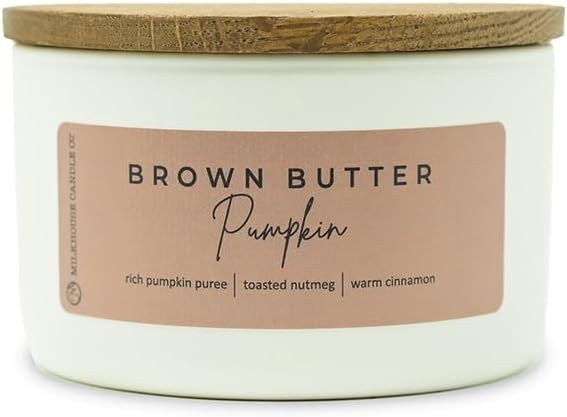 Milkhouse Candle Company, Statement Collection: Brown Butter Pumpkin - Bloomnest