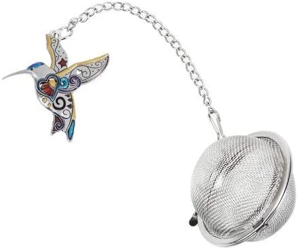 Ganz Tea Infuser - Humming Bird, 1 1/2" Dia, Silver - Bloomnest