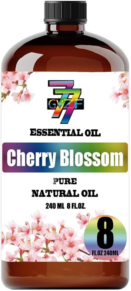 Cherry Blossom Essential Oil (8 oz / 240 ml) – Cherry Blossom Oils for diffusers, humidifiers, Home Baths, Cleaning Products, Yoga, DIY Soaps and DIY Scented Candles - Bloomnest