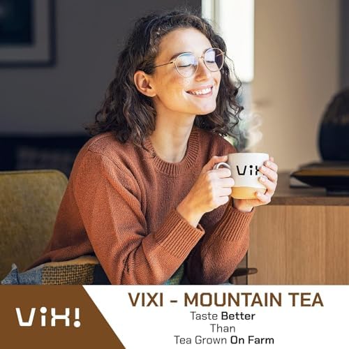 VIXI Jasmine Green Tea Loose Leaves, 16 Oz, Jazmine Flavored, Unsweetened, Caffeinated, 100% Natural from Ancient Leaf Tea Tree, Jasmin Scented Green Looseleaf for Hot and Cold Brew - Bloomnest