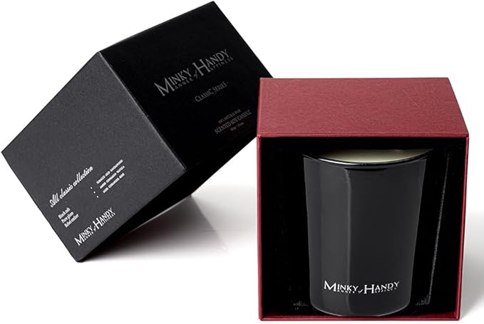 Highly Scented Soy Candles - Tobacco Oud Sandalwood Cedar - Large 2 Wick Black Jar Candle - Clean Burn - Gifts for Men and Women - 10oz - Bloomnest