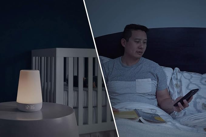 Hatch Rest+ 1st Gen Baby Sound Machine, Night Light, Time-to-Rise Plus Audio Monitor, White Noise Soother, Toddler Sleep Trainer, Kids Alarm Clock, Nightlight - Bloomnest
