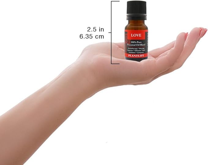 Plantlife Love Aromatherapy Essential Oil Blend - Straight from The Plant 100% Pure Therapeutic Grade - No Additives or Fillers - Made in California 10 ml - Bloomnest