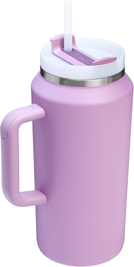 STANLEY Quencher H2.0 Tumbler with Handle & Straw 64 oz | Flowstate 3-Position Lid | Large Capacity for Travel & Sports | Insulated Stainless Steel Cup | BPA-Free | Lilac - Bloomnest