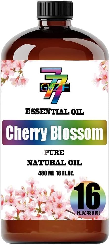 Cherry Blossom Essential Oil (16 oz / 480 ml) – Cherry Blossom Oils for diffusers, humidifiers, Home Baths, Cleaning Products, Yoga, DIY Soaps and DIY Scented Candles - Bloomnest
