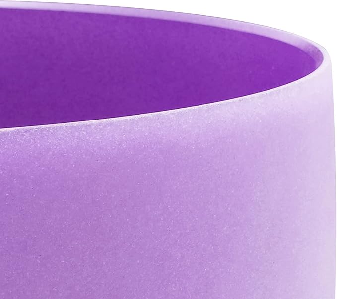 FMTY 10inch Crystal Singing Bowl Purple B Note Crown Chakra with soft carrying case and Singing Mindfulness, Yoga, Spiritual and Body Healing and Energy Cleansing - Bloomnest