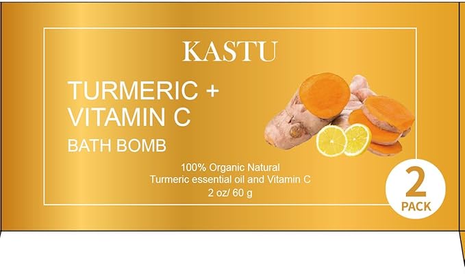 Bath Bombs Salt Balls,Turmeric Lemon Vitamin C Lemon Extract Essential Oils,Moisturizing Dry Skin,Fizzy Spa,Relaxation,Bubble Bath Bomb Gifts for Men Women - Bloomnest