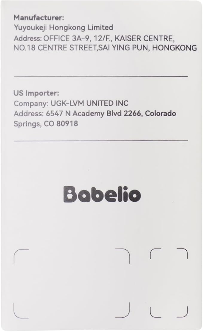 Babelio White Noise Sound Machine, Night Light, Mini and Portable, 15 Non-looping Sounds, Timer, Memory Function, for Adults Baby, Travel - Bloomnest
