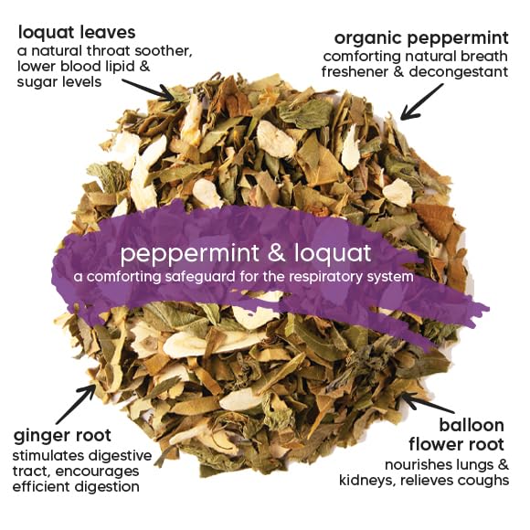 Asian Wellness Tisane Herbal Tea Variety Pack, 3 Blends: Hibiscus & Mandarin to Release Tension & Stress, Honeysuckle & Self-Heal to Support Immune System, Peppermint & Loquat to Soothe Throat | Whole holistic wellness ingredients like dried flowers, r... - Bloomnest