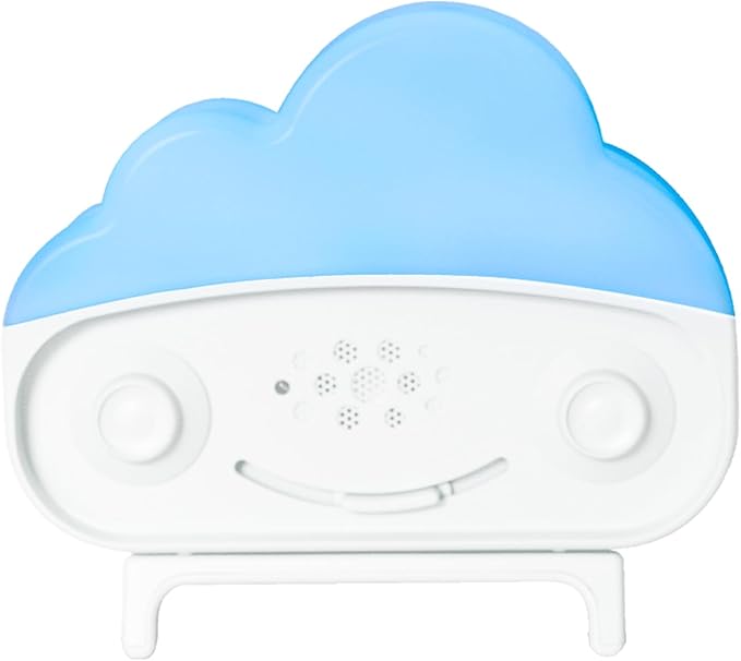 Happiest Baby SNOObie Smart White Noise Machine - Portable Baby Sound Machine with Night Light - 12 Soothing Sounds for Sleep Training, White - Bloomnest