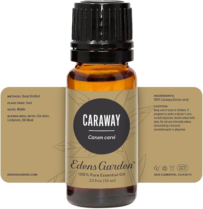 Edens Garden Caraway Essential Oil- 100% Pure Premium Grade, Undiluted, Natural, Therapeutic, Aromatherapy, The Best for Diffuser, Skin, Laundry, Humidifiers 10 ml (.33 fl oz) - Bloomnest