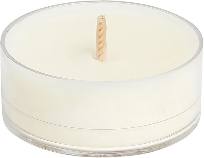PartyLite Set of 12 Tea Lights Candles, Creamy Rose Petals and Sweet Orange Flower Scent, Aromatherapy Scented Candles Gift Set, Up to 4 to 6 Hours Burn Time - Bloomnest