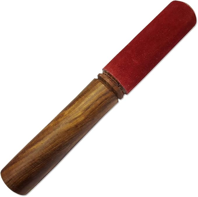 Singing Bowl Mallet Sound Bowl Stick Buddha Meditation Bowl Mallet Tibetan Singing Bowl Acceessory (Red, Size:- 7 Inch) - Bloomnest