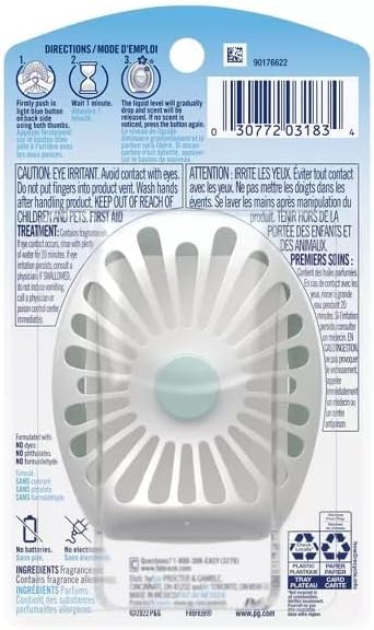 Febreze Winter Spruce Limited Edition Small Spaces Air Freshener, 0.25 fl oz - Bloomnest