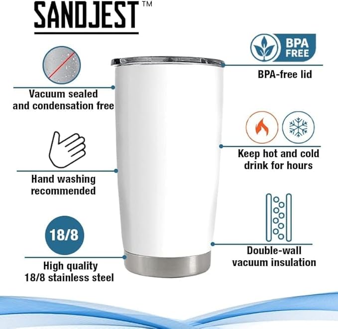 SANDJEST Personalized Best Friend Tumbler 20oz & 30oz with Lid - Gift for Best Friends, Women, Girls, Sister - Christmas, Birthday - Bloomnest
