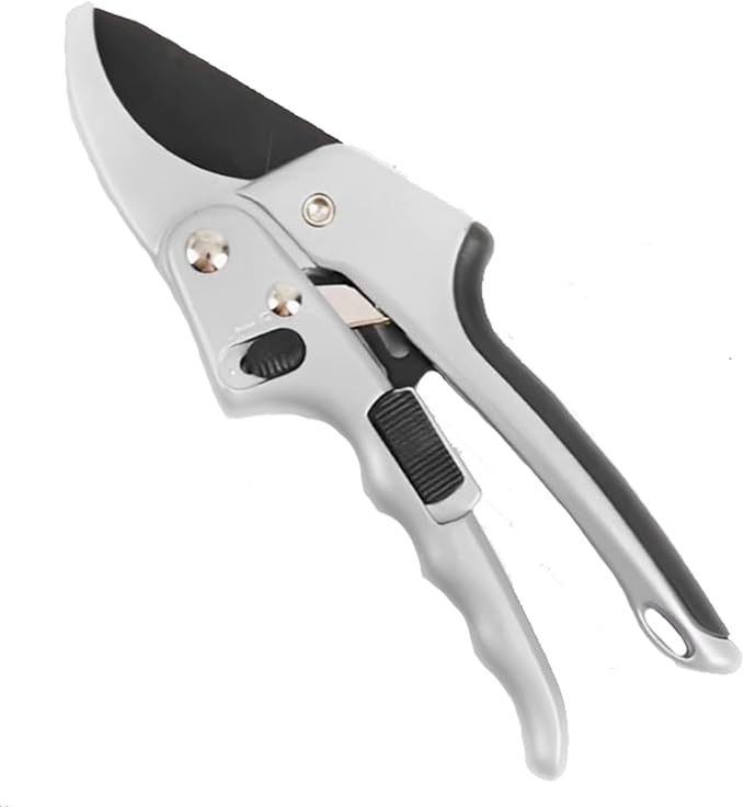 Garden clippers, premium Germany pruners, Work 3 times easier, professional ratchet pruning shears, cutting rose, flower, hedge, stem, tree, Sharp gardening scissors, Arthritis weak hand snips - Bloomnest