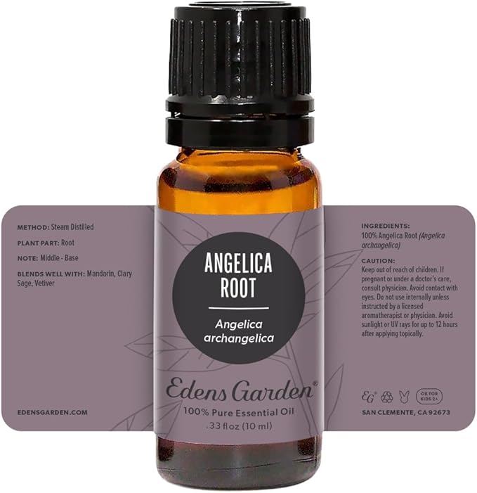 Edens Garden Angelica Root Essential Oil- 100% Pure Premium Grade, Undiluted, Natural, Therapeutic, Aromatherapy, The Best for Diffuser, Candle, Laundry, Kid Safe 10 ml (.33 fl oz) - Bloomnest