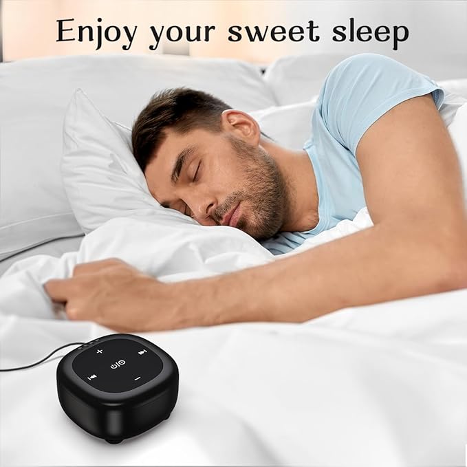 White Noise Sound Machine with 30 Soothing Sounds 36 Adjustable Volume Brown Noise Sound Machines for Sleep Office Privacy Bedroom 4 Timers Memory Function Sleep Sound Machine Baby Adult Elderly Care - Bloomnest