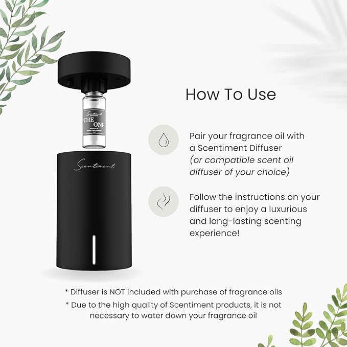 Scentiment Diffuser Oil - Fresh Rain | Aromatherapy Home Fragrance |Inspired by Marriott® Hotels | Luxurious Scent with Notes of Fresh Grapefruit and Crisp Red Currant (120 mL) Scentiment
