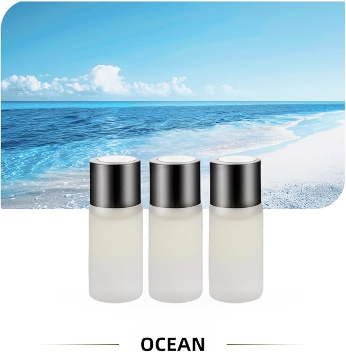 Smart Car Air Freshener Refill - 3 pcs Long Lasting Aroma Replacement for Car Diffuser (Ocean) - Bloomnest