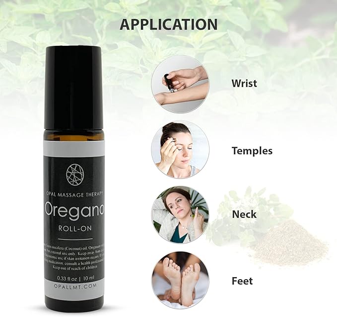 Premium Essential Oil Roll On Opal Massage Therapy (Oregano) - Bloomnest
