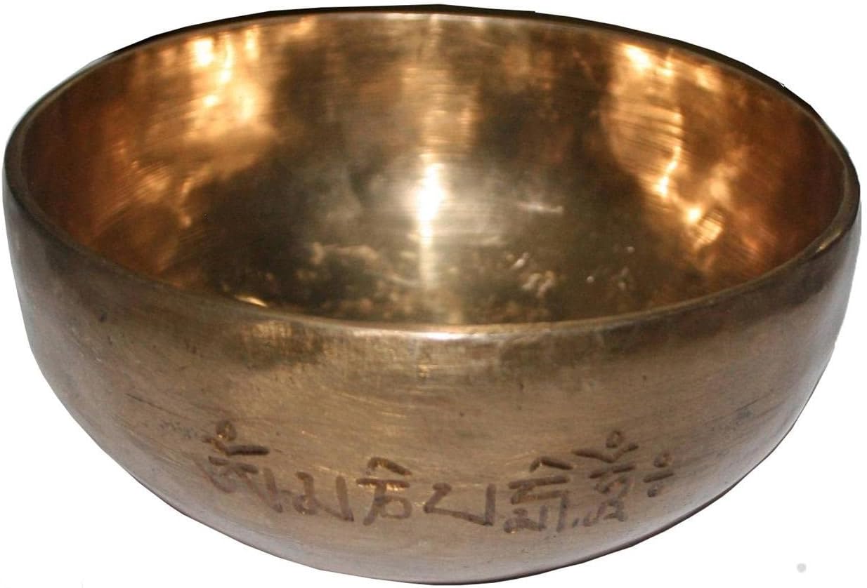 422 SB-2 Hand Pounded Crown Chakra 'B' Singing Bowl Set [ Note B; 6.25 inch diameter)